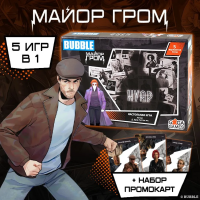 Настольная игра "Нуар: Майор Гром. Комплект. Нуар: Майор Гром + Промокарты"