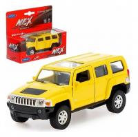 Welly Машинка Hummer H3 металл 43629W-Y желтый
